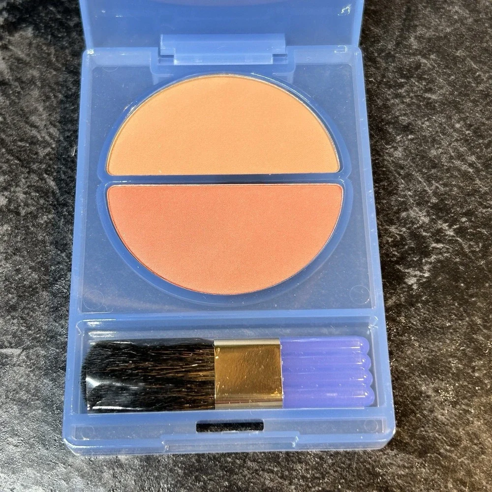 NEW Estee Lauder Blush All Day Natural Cheek Color‎ Tawny & Rosemarble Compact